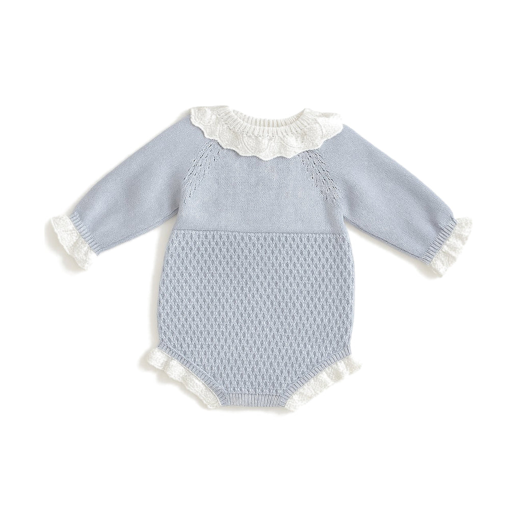 Romper Tricot Celeste