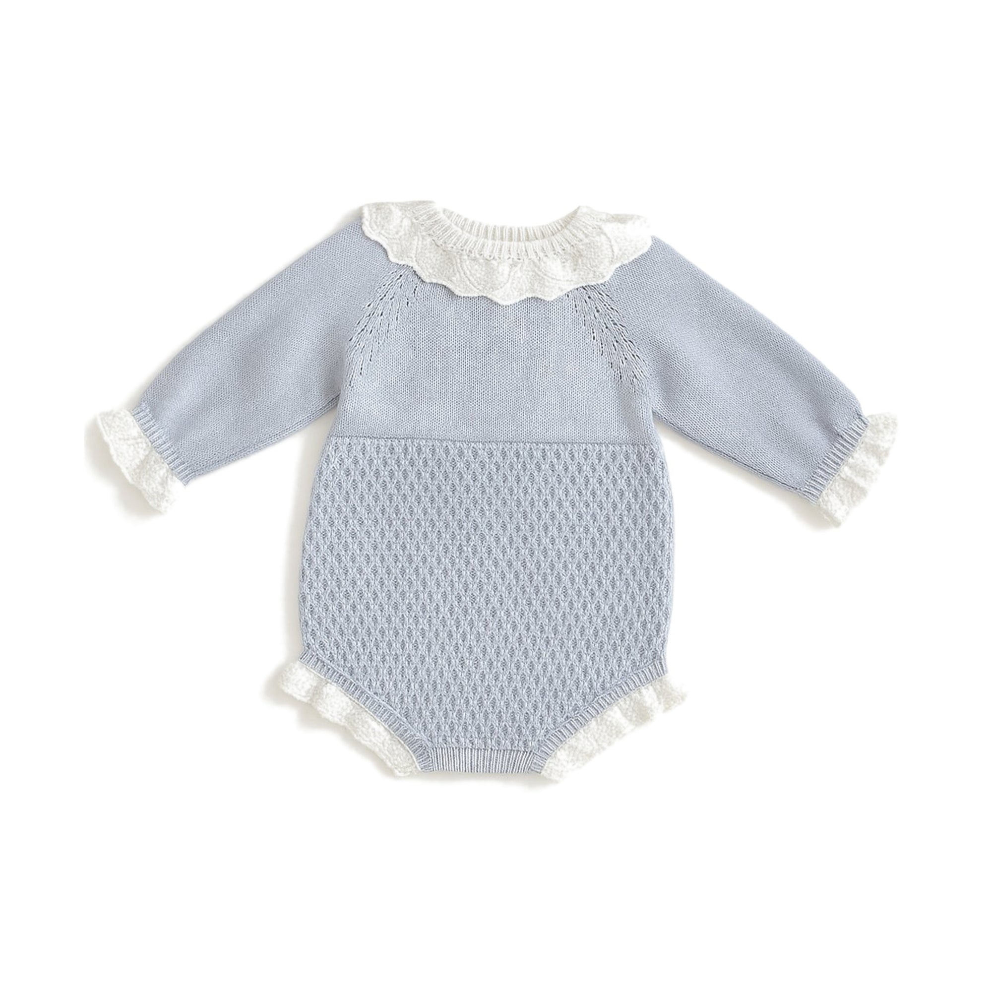 Romper Tricot Celeste