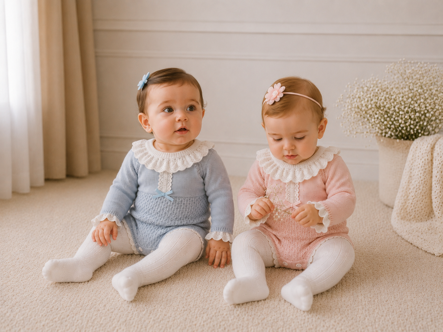 Romper Tricot Celeste