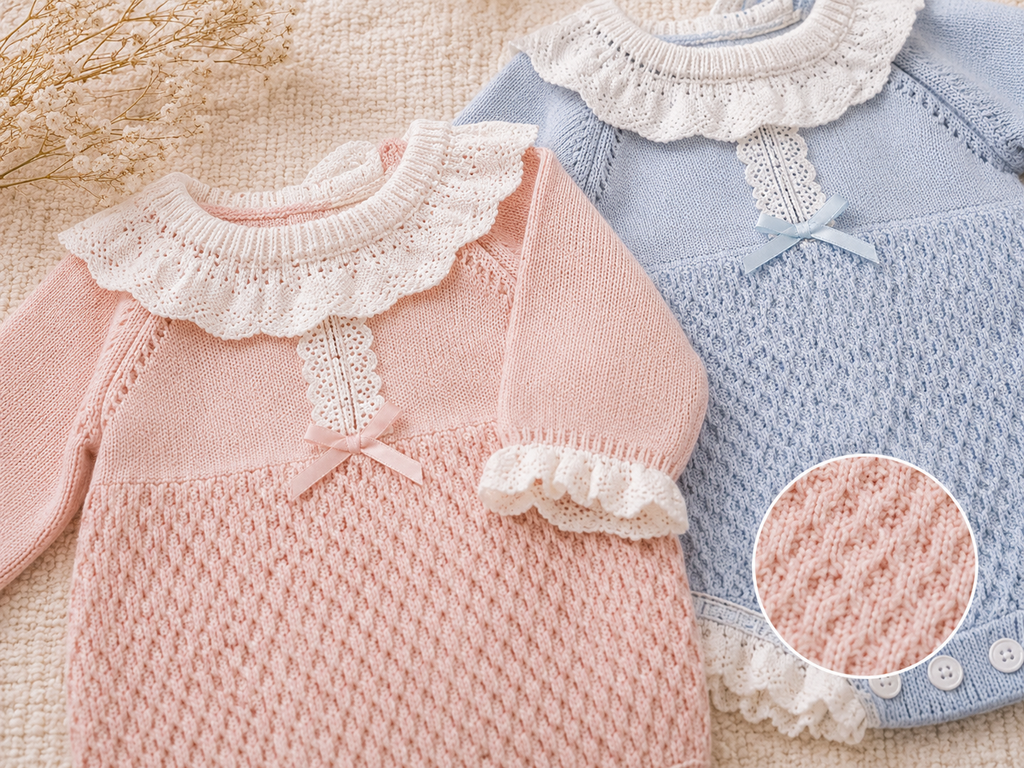 Romper Tricot Celeste